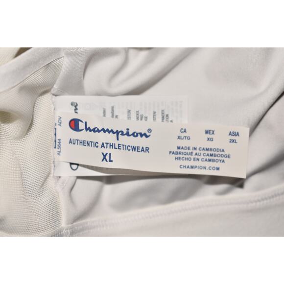 CHAMPION NEW $35 Absolute Strappy Sports Bra‎ C Logo White XL - Picture 3 of 3